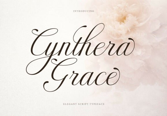 Cynthera Grace Font - Featured Image