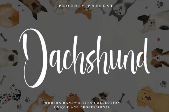 Dachshund Font - Featured Image