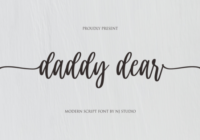 Daddy Dear Font - Featured Image