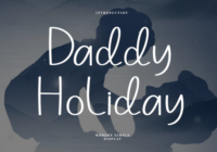 Daddy Holiday Font - Featured Image