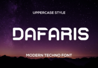 Dafaris Font - Featured Image