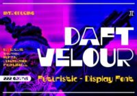 Daft Velour Font - Featured Image