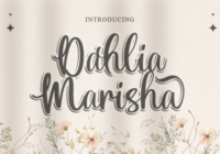 Dahlia Marisha Font - Featured Image