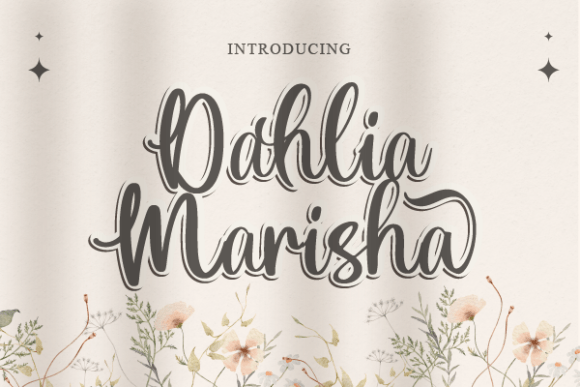 Dahlia Marisha Font - Featured Image