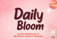 Daily Bloom Font - Featured Image