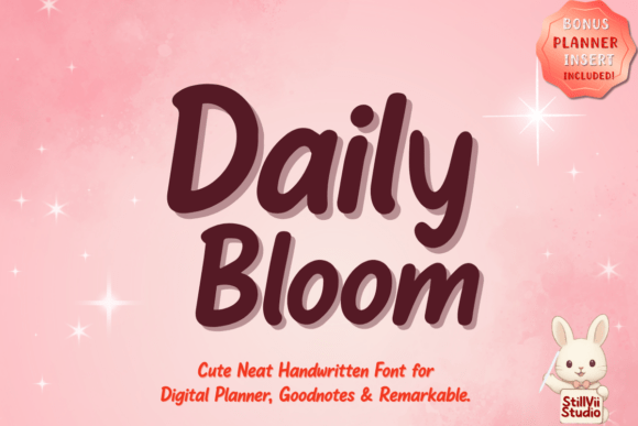 Daily Bloom Font - Featured Image