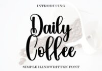 Daily Coffee Font - Featured Image