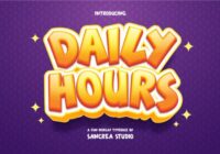 Daily Hours Font - Featured Image