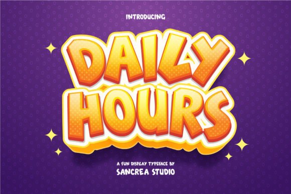 Daily Hours Font - Featured Image