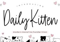 Daily Kitten Font - Featured Image