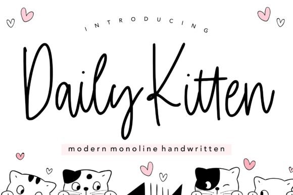 Daily Kitten Font - Featured Image