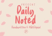 Daily Noted Font - Featured Image