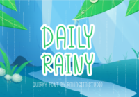 Daily Rainy Font - Featured Image
