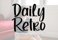 Daily Retro Font - Featured Image