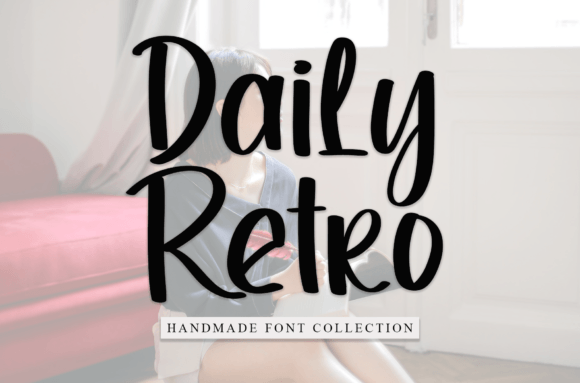 Daily Retro Font - Featured Image