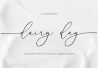 Dairy Day Font - Featured Image