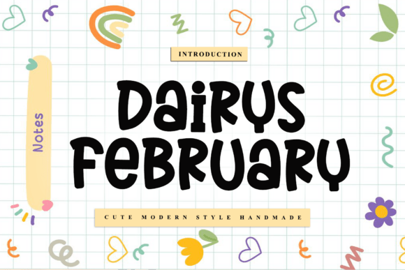 Dairys February Font - Featured Image