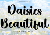 Daisies Beautiful Font - Featured Image