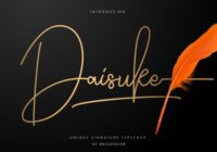 Daisuke Font - Featured Image