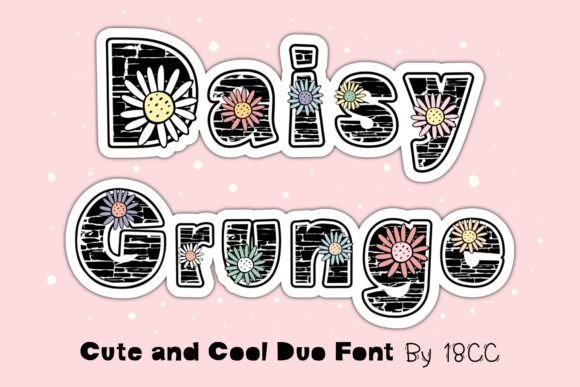 Daisy Grunge Font - Featured Image