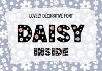 Daisy Inside Font - Featured Image