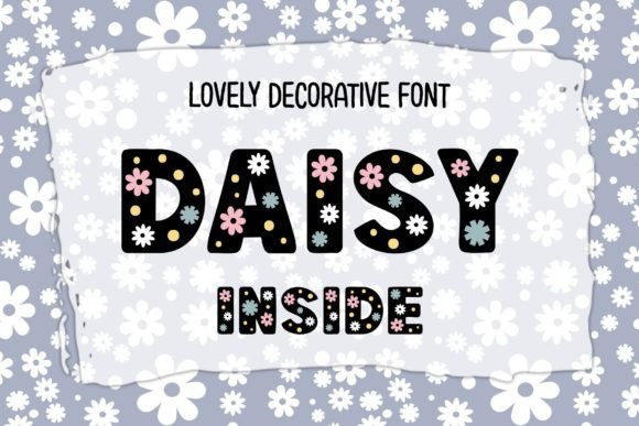 Daisy Inside Font - Featured Image
