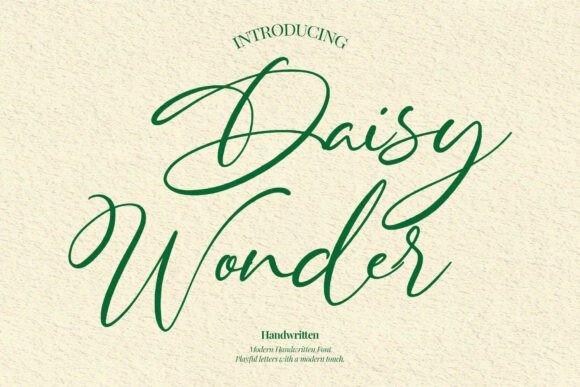 Daisy Wonder Font - Featured Image