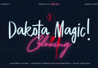 Dakota Magic! Glowing Font - Featured Image