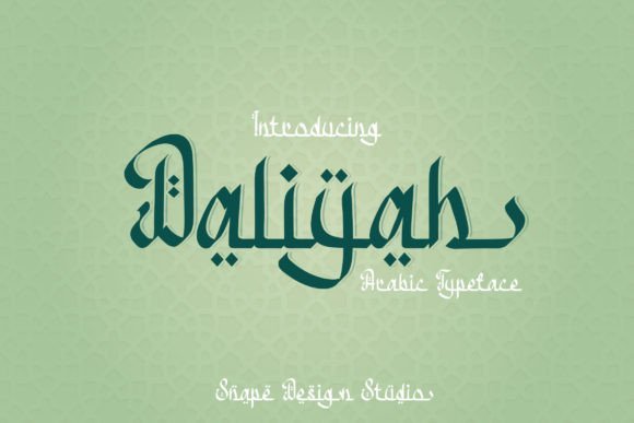 Daliyah Font - Featured Image