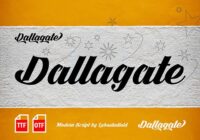 Dallagate Font - Featured Image