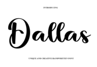 Dallas Font - Featured Image