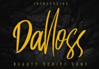 Dalloss Font - Featured Image