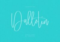 Dallotin Font - Featured Image
