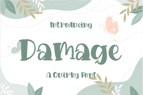 Damage Font - Featured Image