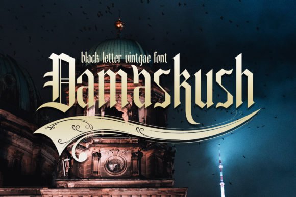 Damaskush Font - Featured Image