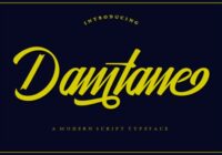 Damtane Font - Featured Image