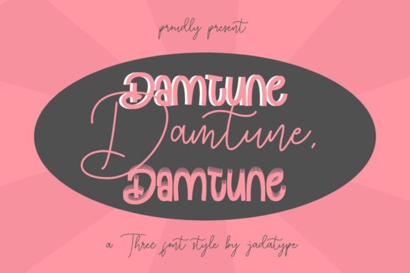Damtune Trio Font - Featured Image
