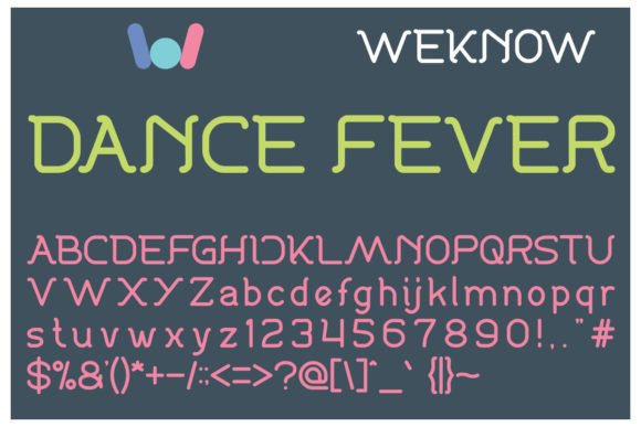 Dance Fever Font - Featured Image