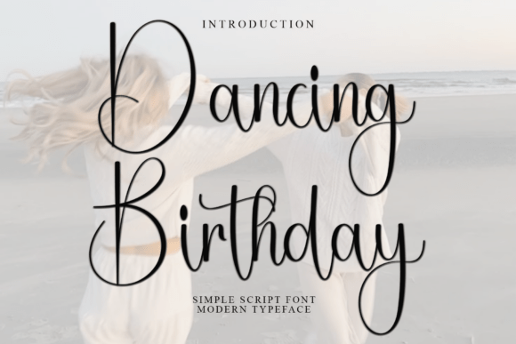 Dancing Birthday Font - Featured Image