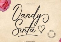 Dandy Sinta Font - Featured Image