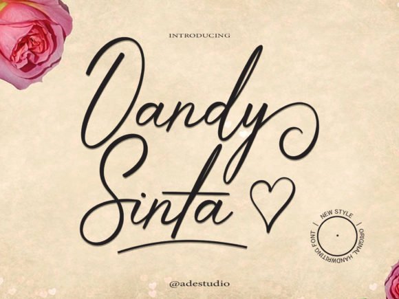 Dandy Sinta Font - Featured Image