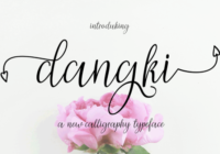 Dangki Font - Featured Image