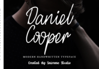 Daniel Cooper Font - Featured Image