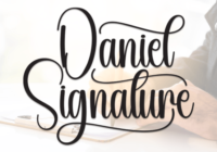 Daniel Signature Font - Featured Image