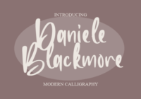 Daniele Blackmore Font - Featured Image