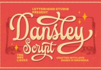 Dansley Script Font - Featured Image