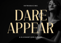 Dare Appear Font - Featured Image