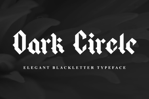 Dark Circle Font - Featured Image