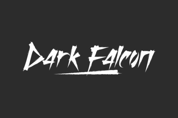 Dark Falcon Font - Featured Image
