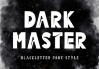 Dark Master Font - Featured Image